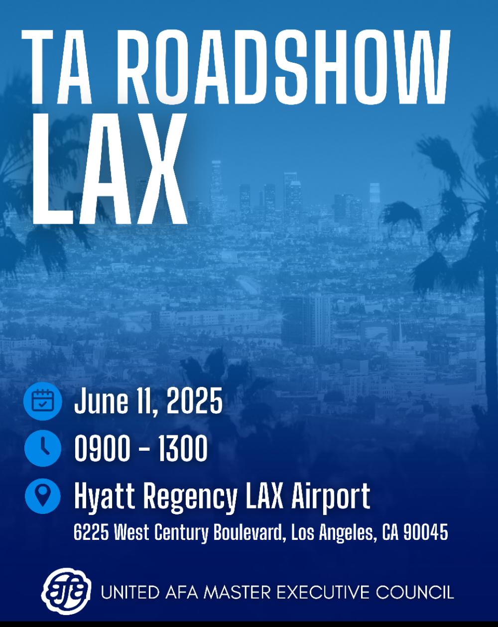 TA Roadshow - June 11th